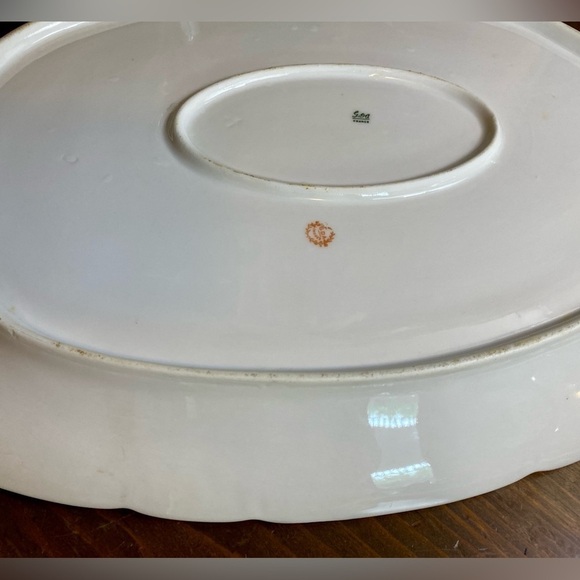 Schleiger 378b by CHARLES FIELD HAVILAND Limoges France 18” Platter 1920’s - Picture 7 of 8
